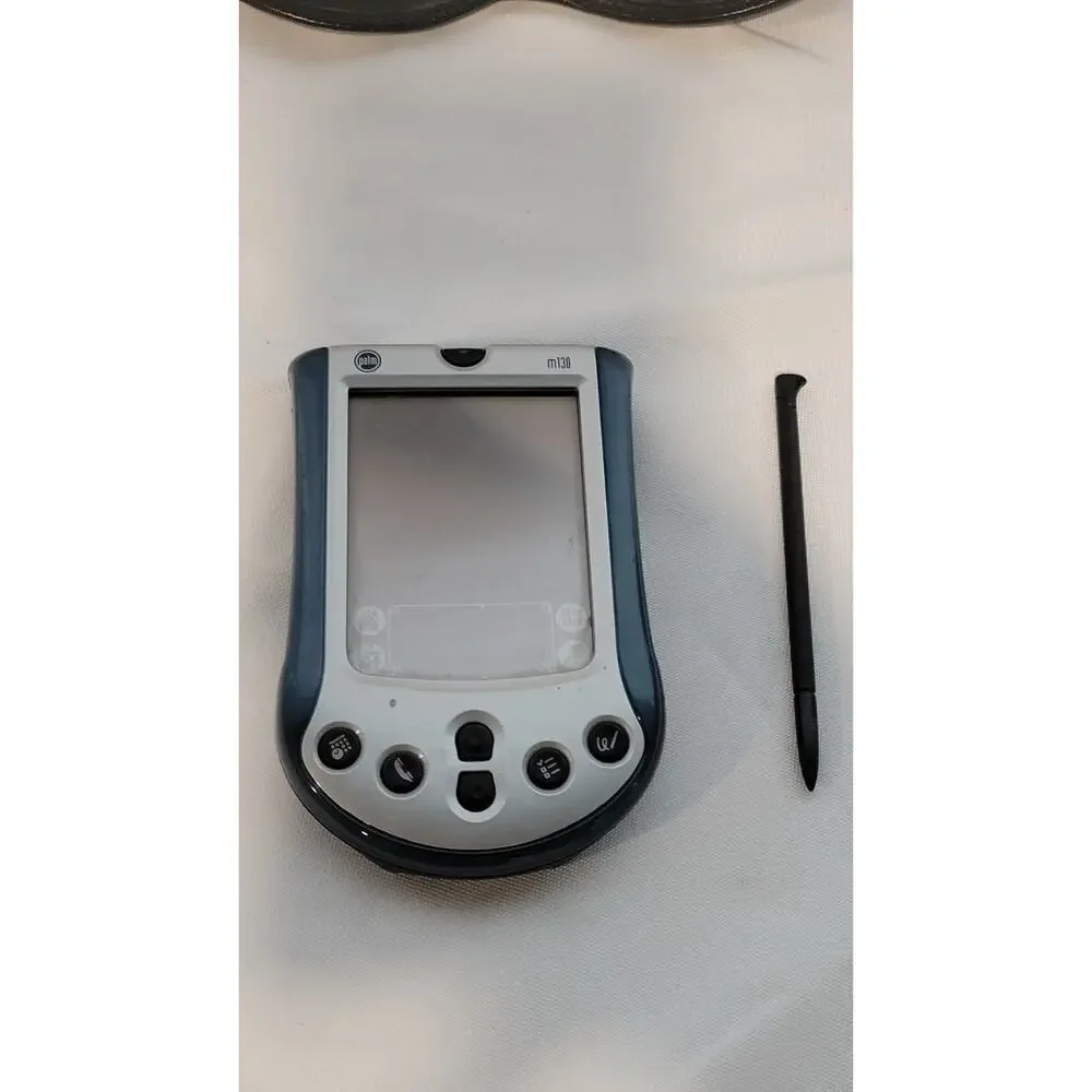 Palm m130 Color PDA Handheld Organizer w/ Stylus & Flip Case Untested As-Is